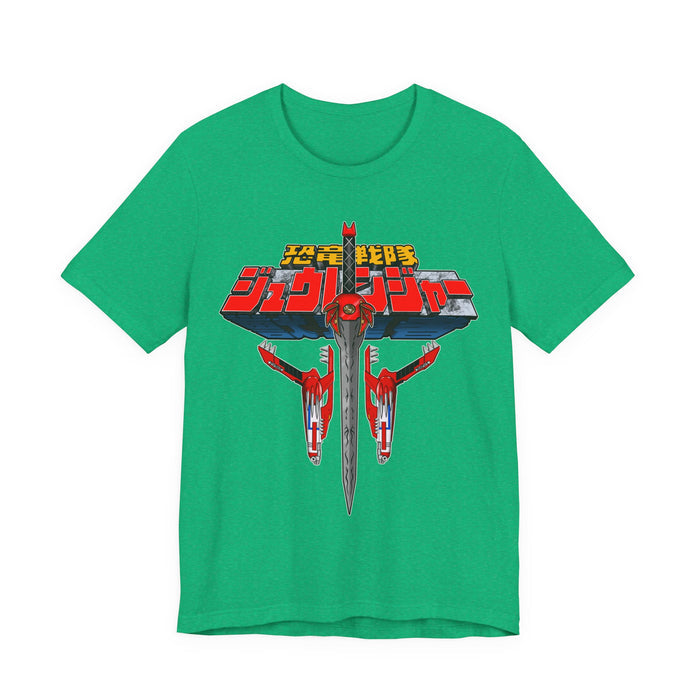 Zyuranger Gear Tee Super Sentai T Shirt Custom Graphic Art Cosplay Shirts Rangers Retro Vintage 90s