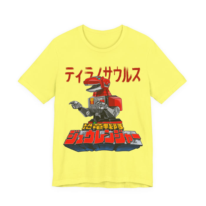 Zyuranger Tyrannosaurus Tee Super Sentai T Shirt Custom Graphic Art Cosplay Shirts Rangers Retro Vintage 90s