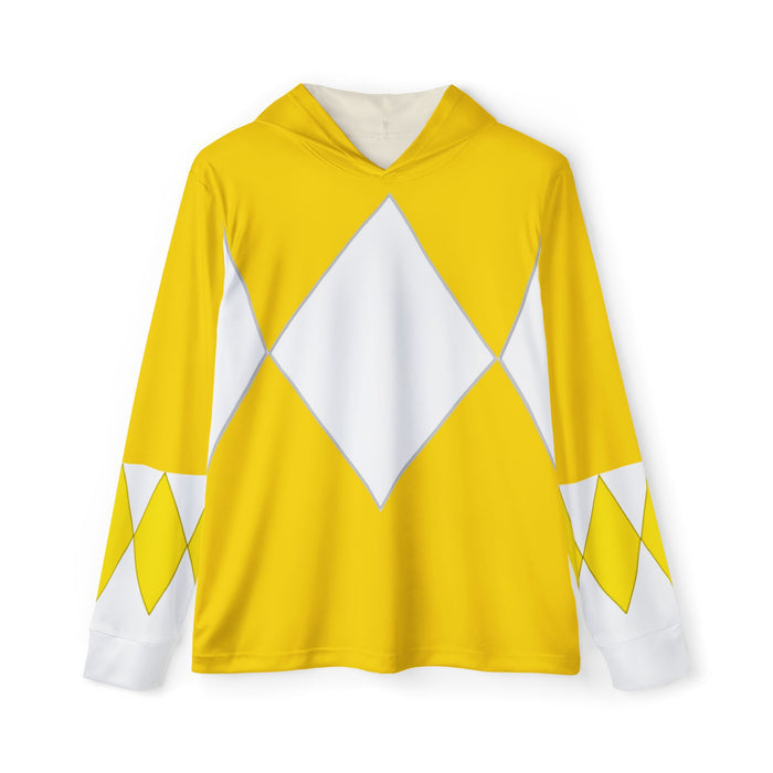 Zyuranger Yellow Hoodie (Full Print) Lightweight, Breathable, workout, pull over, fitness Hoodie Super Sentai Custom