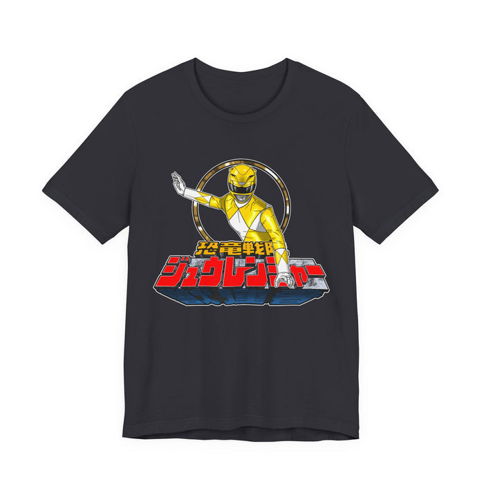 Zyuranger Yellow Ranger Tee Super Sentai T Shirt Custom Graphic Art Cosplay Shirts Rangers Retro Vintage 90s