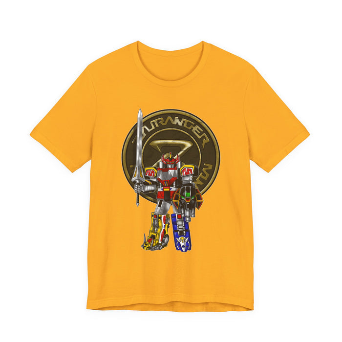 Zyurangers Mecha Tee Super Sentai T Shirt Custom Graphic Art Cosplay Shirts Rangers Retro Vintage 90s