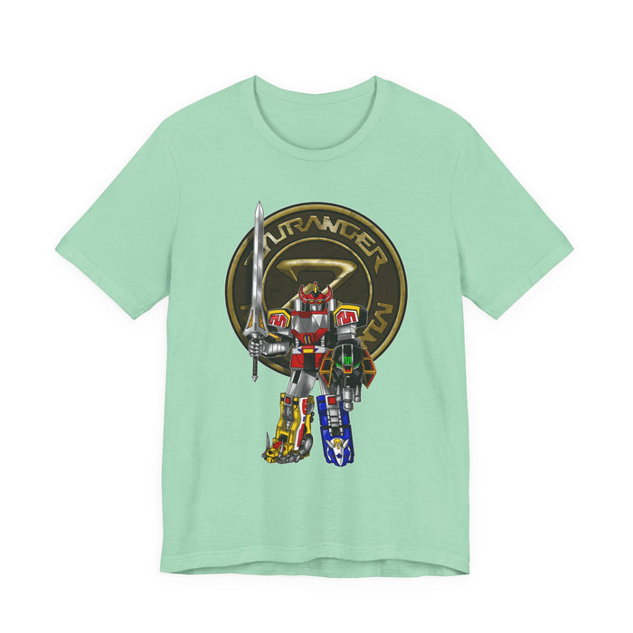 Zyurangers Mecha Tee Super Sentai T Shirt Custom Graphic Art Cosplay Shirts Rangers Retro Vintage 90s