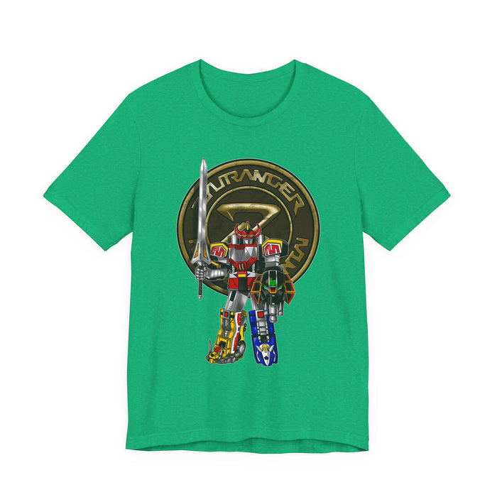 Zyurangers Mecha Tee Super Sentai T Shirt Custom Graphic Art Cosplay Shirts Rangers Retro Vintage 90s