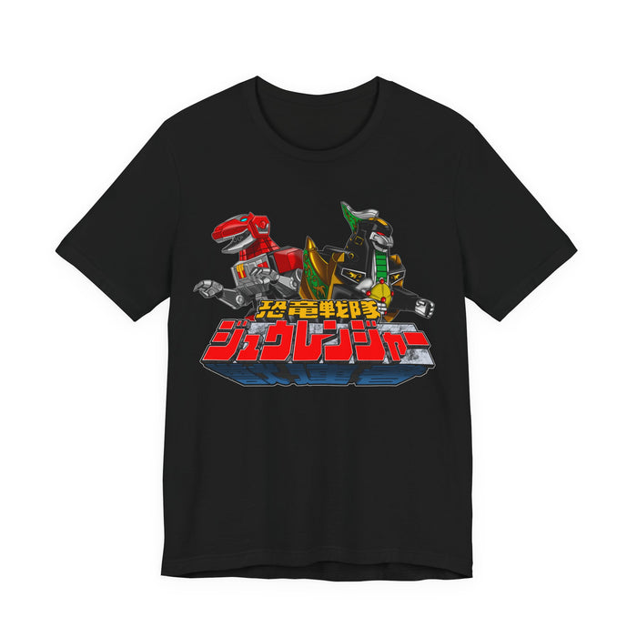 Zyurangers Mechas  Tee Super Sentai T Shirt Custom Graphic Art Cosplay Shirts Rangers Retro Vintage 90s