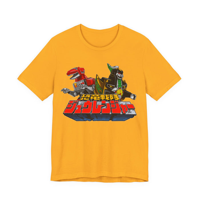Zyurangers Mechas  Tee Super Sentai T Shirt Custom Graphic Art Cosplay Shirts Rangers Retro Vintage 90s