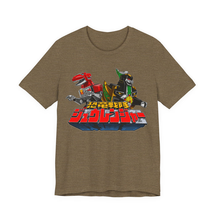 Zyurangers Mechas  Tee Super Sentai T Shirt Custom Graphic Art Cosplay Shirts Rangers Retro Vintage 90s