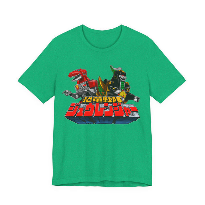 Zyurangers Mechas  Tee Super Sentai T Shirt Custom Graphic Art Cosplay Shirts Rangers Retro Vintage 90s
