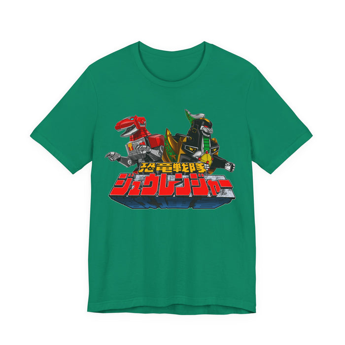 Zyurangers Mechas  Tee Super Sentai T Shirt Custom Graphic Art Cosplay Shirts Rangers Retro Vintage 90s