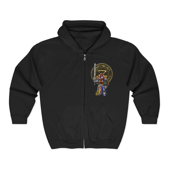 Zyurangers Team Zip Up Hoodie Custom Graphic Art Cosplay Shirts Rangers Retro Vintage 90s