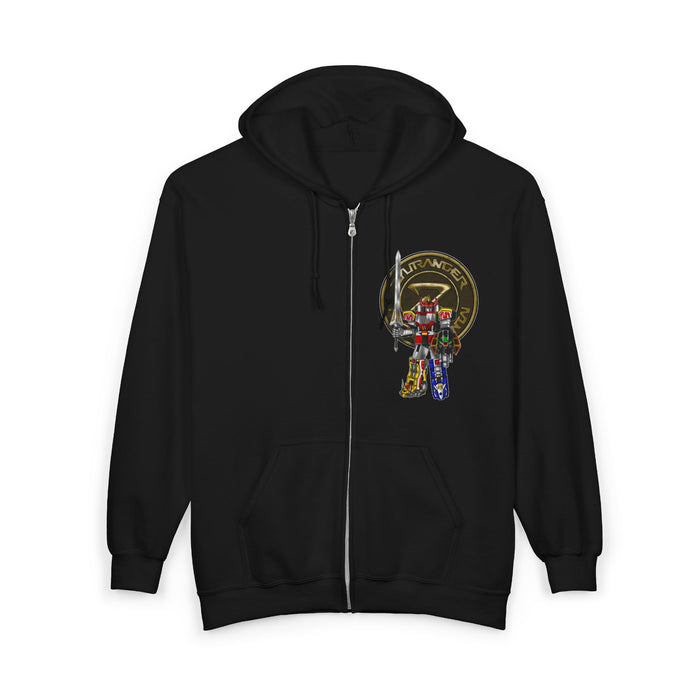 Zyurangers Team Zip Up Hoodie Custom Graphic Art Cosplay Shirts Rangers Retro Vintage 90s